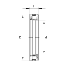 推力圆柱滚子轴承 rt735, 单向，可分离，圆柱滚子，英制